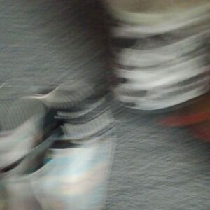 Vans Black and White Flats